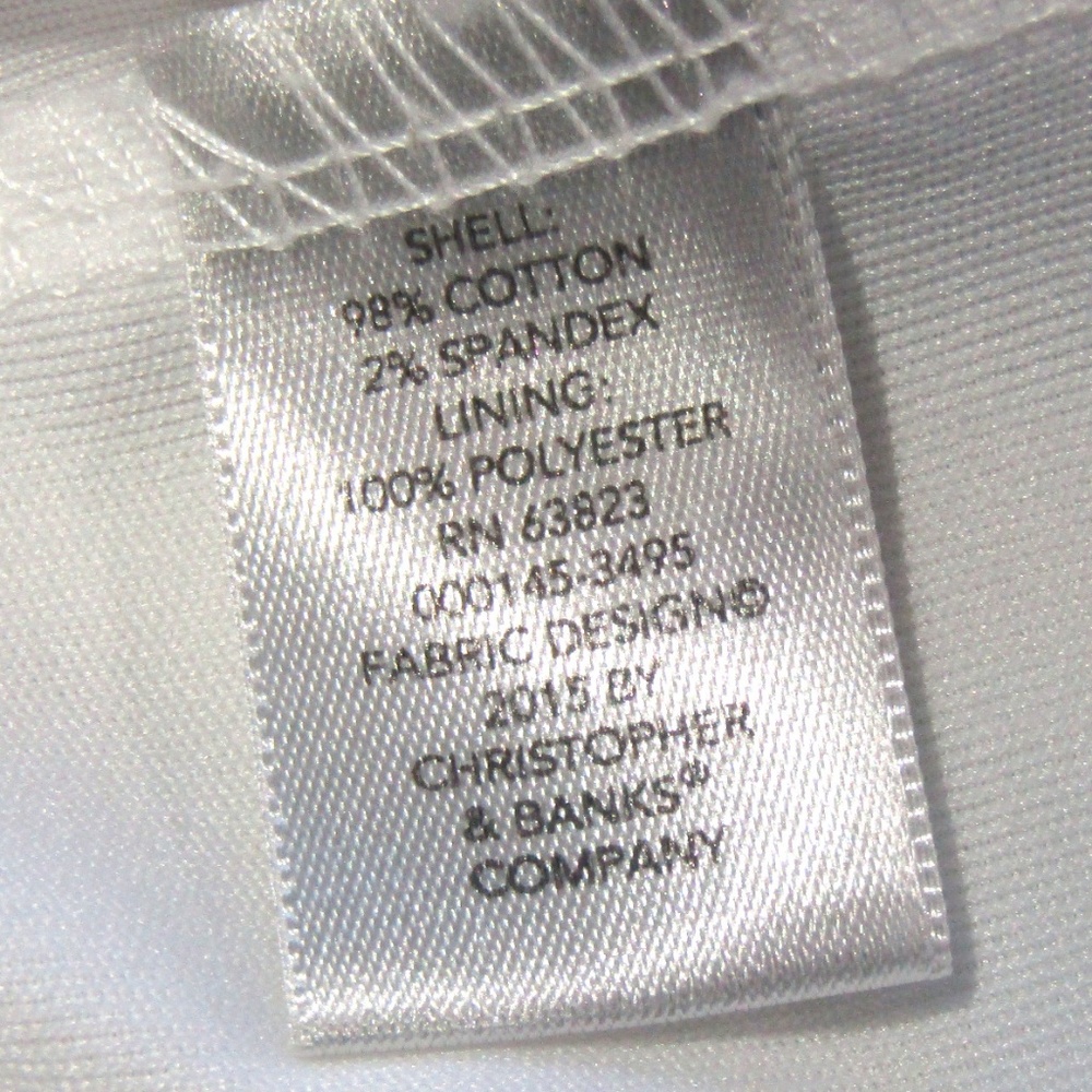 Christopher & Banks Tropical Skort Size 8 - Picture 6 of 6